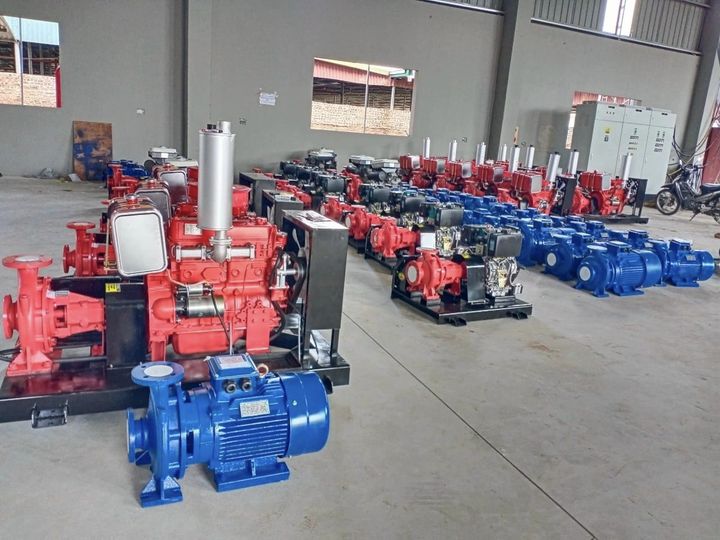 Máy bơm PCCC đầu liền Công suất: 20 hp / 15 kw